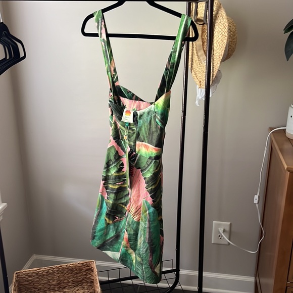 Anthropologie Farm Rio Amazonia Forest Dress Sz XL - Picture 2 of 3